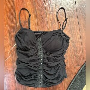 Going out buckle top